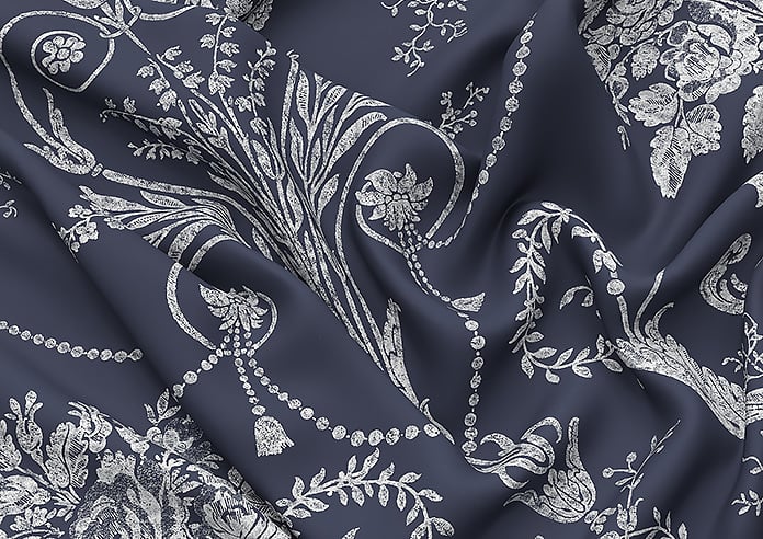 Laura Ashley Josette, Midnight - Twist&Fit Roman Blind - Image 4